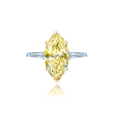 Gold 18K ring Marquise KOJEWELRY 5070