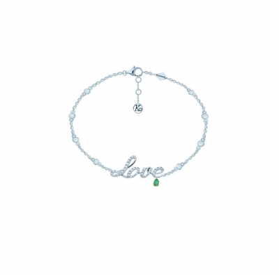 Anklet  Love  silver 925  KOJEWELRY™ 20600
