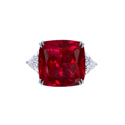 Ring Icon Ruby color silver 925 KOJEWELRY 30106
