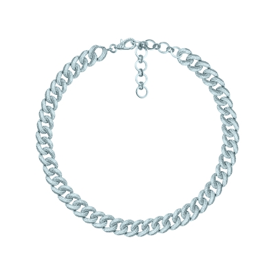 Necklace  PAVE CHAINS 10mm silver 925 KOJEWELRY™ 21500