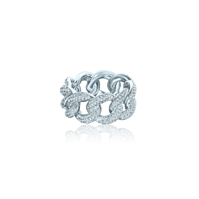 Ring PAVE CHAINS silver 925 KOJEWELRY™ 610144