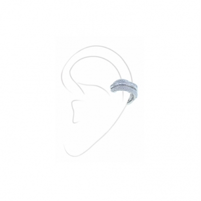 Ear-Cuffs WEAVE silver 925 KOJEWELRY™ 610178