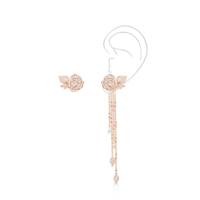 Studs with drop WILD ROSES silver 925 KOJEWELRY™ 610399