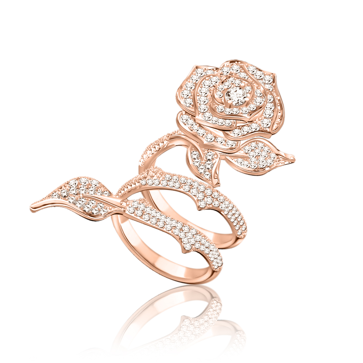 Ring WILD ROSES silver 925 KOJEWELRY 610389