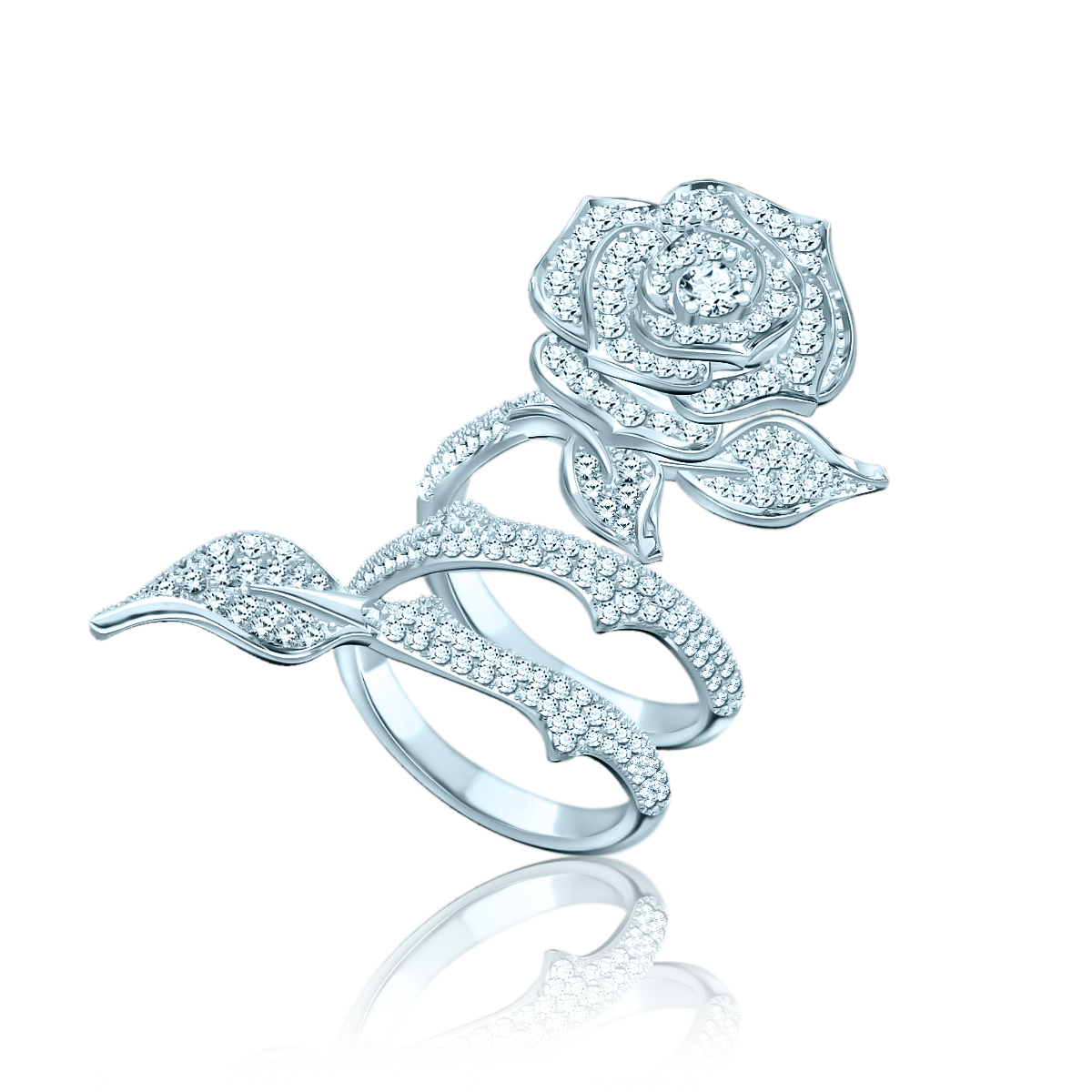Ring WILD ROSES silver 925 KOJEWELRY 610388